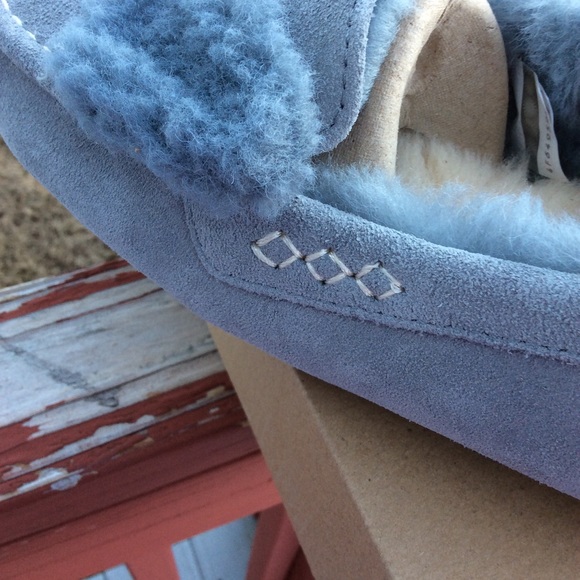UGG W ANSLEY FUR BOW SLIPPERS - Picture 7 of 8